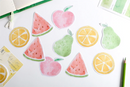 Fruit Shaped Sticky Notes