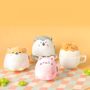 Kitty Bun Plush Toy Keychain