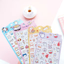 Nekoni Animals Love Food Stickers