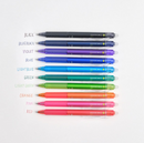 Pilot FriXion Ball Knock 05 Retractable Gel Pen - 10 Color Set