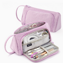 Triangle Corduroy Pencil Case (6 Colors)