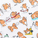 Happy Corgi Paper Stickers