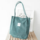 Korean Style Corduroy Tote Bag (6 Colors)
