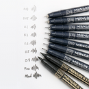 Kuretake ZIG Cartoonist Mangaka Flexible Pen - Fine - Black