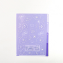 Sweet Life Clear Folder With Dividers - A4