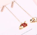 Cat & Dog Pendant Bookmark