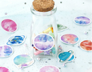 Colorful Universe Paper Stickers