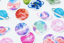 Colorful Universe Paper Stickers