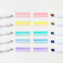 Kokuyo Mark+ 2 Way Marker - 5 Color Set