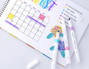 Kokuyo Mark+ 2 Way Marker - 5 Color Set