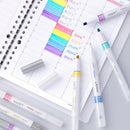 Kokuyo Mark+ 2 Way Marker - 5 Color Set
