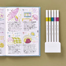Uni EMOTT Sign Pen - 0.4 mm - 5 Color Set