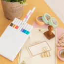 Uni EMOTT Sign Pen - 0.4 mm - 10 Color Set