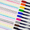 Tombow Fudenosuke Brush Pen - 10 Color Set