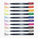 Tombow Fudenosuke Brush Pen - 10 Color Set