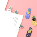 Cactus Magnetic Bookmark Set