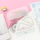 KOKUYO Pastel Cookie Ruler Set