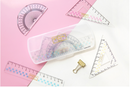 KOKUYO Pastel Cookie Ruler Set