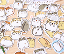38 Pcs Kawaii Japanese Hamster Stickers