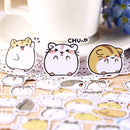 38 Pcs Kawaii Japanese Hamster Stickers