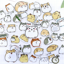 38 Pcs Kawaii Japanese Hamster Stickers