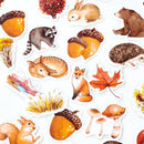 Forest Animals Paper Stickers