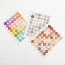 Colorful Emoji Dot Stickers - Gray