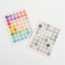 Colorful Emoji Dot Stickers - Pastel