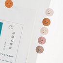 Colorful Emoji Dot Stickers - Pastel