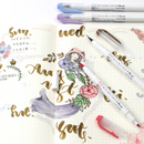 Mildliner Brush Pen Set - Pastel Colors