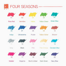Akashiya Sai Watercolor Brush Pen - 20 Color Set