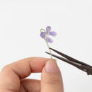 Appree Pressed Flower Stickers - Manchurian Violet