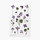 Appree Pressed Flower Stickers - Manchurian Violet
