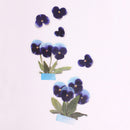 Appree Pressed Flower Stickers - Pansy