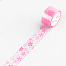 BGM Clear Masking Tape - Falling Flowers