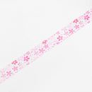 BGM Clear Masking Tape - Falling Flowers