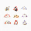 BGM Flake Stickers - Cats & Flowers