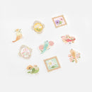 BGM Flake Stickers - Vintage Summer Garden