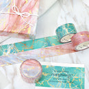 BGM Marble Masking Tape - Sea Green