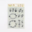 BGM Clear Stamp - Flowers