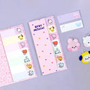 BT21 Index Sticky Notes - Pink
