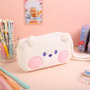 BT21 Minini Plush Double Pockets Zipper Pen Pouch - RJ
