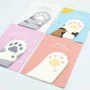 Cat Paw Sticky Notes