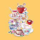 Coffee Shop Paper Stickers