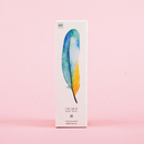 Colorful Feather Bookmarks - Set of 30