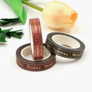 Days Of The Week Washi Tape