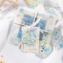 Floral Ink Scrapbooking Stickers
