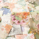 Floral Ink Scrapbooking Stickers