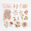 Secret Letters Floral Stickers