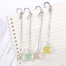 Feather and Flower Pendant Bookmark